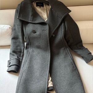 Babaton Charcoal Pea Coat